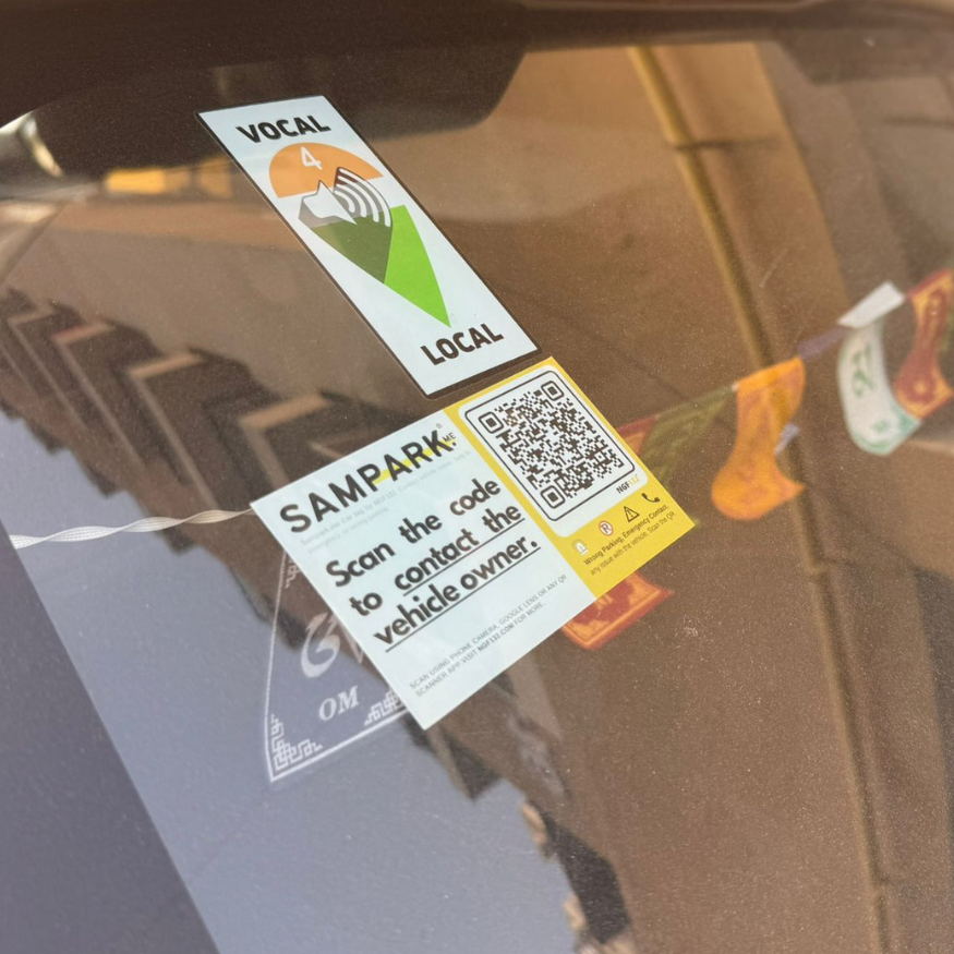 Car Sampark Tag, Call wrongly parked vehicle owner with privacy !
